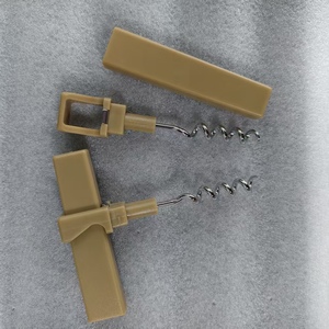 Sacacorchos Portátil de Plástico con Componentes de Acero Inoxidable, Diseño Plano Novedoso, Accesorio de Bar para Hoteles, Precio Económico - Product Image 2