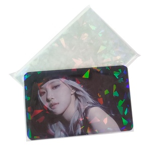 57x88mm Pochettes pour cartes Lomo Pc Pochettes pour cartes holographiques personnalisées Kpop Rainbow <span class=keywords><strong>Holo</strong></span> PhotoCard <span class=keywords><strong>Sleeves</strong></span> - Product Image 3