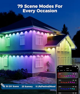 Outdoor Wholesaler Pixel Light 30mm Point Light 12v 24v Waterproof Ip68 Ucs2904 Rgbw <b>Led</b> Permanent Christmas Lights - Product Image 4