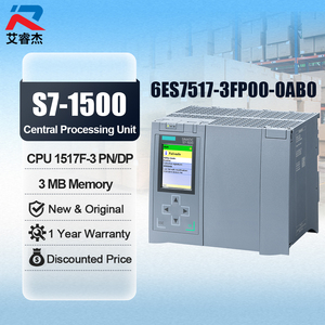 ชุดควบคุม PLC รุ่นใหม่แกะกล่อง 6ES7517-3FP00-0AB0 ซีพียู SIMATIC S7-1500F CPU1517F-3 PN/DP  6es75173fp000ab0 - Product Image 1