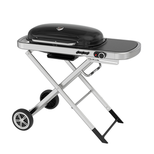 <span class=keywords><strong>Parrilla</strong></span> de Gas Portátil Moderna para Acampar al Aire Libre, Lujosa <span class=keywords><strong>Parrilla</strong></span> de Propano Plegable con Mesa Lateral - Product Image 1