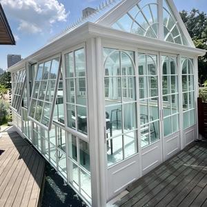 Puertas y Ventanas Verticales Abatibles de Aluminio de Alta Calidad para Exteriores, Estilo Francés |   Color y Tamaño Personalizados para Villa - Product Image 1