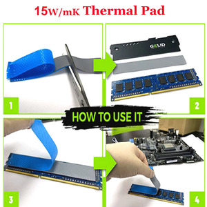 Nhà Máy Sản Xuất 13 Wát Độ Dày 1.0 Mét 1.5 Mét Nhiệt Dẫn Pad Làm Mát Pad Cho Máy Tính Xách Tay Led CPU <span class=keywords><strong>GPU</strong></span> - Product Image 4