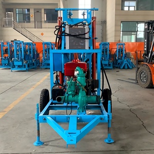 Impianti di Perforazione Idraulici Diesel Portatili per Pozzi, Profondità 200m, Nuova Condizione, Piccola Perforatrice per Pozzi d'Acqua in Vendita - Product Image 6