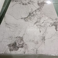 Haut brillant 3mm UV PVC panneau mural Flexible PVC marbre feuille Faux MarbleLook revêtement mural pour décoration murale intérieure