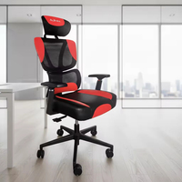 Chaise de bureau exécutive ergonomique à dossier haut en maille avec appui-tête, fabrication sur mesure, qualité professionnelle excellente