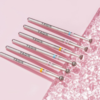 Nouveau Kit de Fraise à Double Ligne Haut de Gamme pour Cuticules, 3/32'', pour Lime à Ongles Électrique, Ensemble Professionnel de Fraise à Ongles