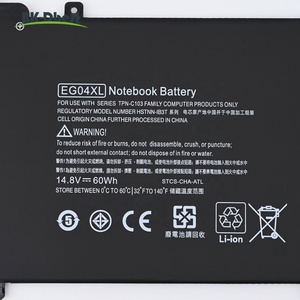 EG04XL batterie pour ordinateur portable EG04XL pour <span class=keywords><strong>HP</strong></span> <span class=keywords><strong>Envy</strong></span> série 6 6-1000 série HSTNN-IB3T TPN-C103 TPN-C108 681881-171 batterie pour ordinateur portable EG04XL - Product Image 2