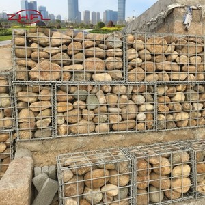 Malla de Gabion para Protección de Taludes, Malla Soldada con Orificios Cuadrados, Cesta de Malla para Muros de Contención, Servicios de Doblado y Corte, Alambre de Hierro de Bajo Contenido de Carbono - Product Image 3