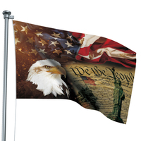 Bandera Personalizada para Exteriores de 90x150cm, 100% Poliéster, Impresión Digital con Logotipo y Diseño, Impresión en Serigrafía 100% con Tinta que Alcanza el Borde, 2x3 3x5 4x6