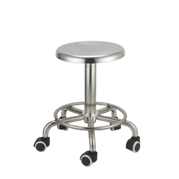 Factory Supply Hospital Stainless Steel Doctor Chair Bedside Doctor Stool