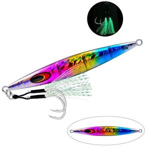 Señuelo de jigging tipo slider para sardinas de lanzado largo, cebo duro de plomo para pesca de carpa, trucha, en agua salada, océano, barco, río y lago. - Product Image 1