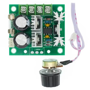 Controlador de Velocidad de Motor DC PWM 12V 48V 10A con Perilla Externa para Uso Universal - Product Image 2