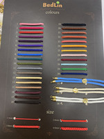 Bracelets réglables faits à la main de chaîne de fil de ligne de corde rouge de mode pour des bijoux de bricolage