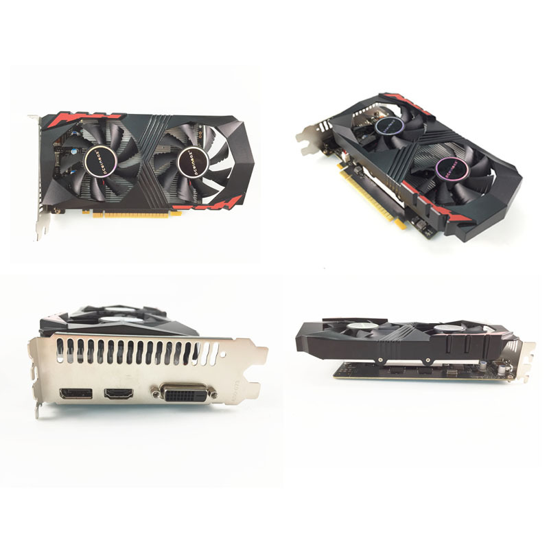 PCWINMAX, оптовая продажа, видеокарта VGA 128 бит ddr5, видеокарта для игр GTX 1050ti 4 Гб, видеокарта