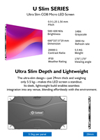 Écran LED d'intérieur ultra-fin P1.2 P1.5 P1.8, résolution 4K 8K, panneau d'affichage LED d'intérieur à pas fin P1.86, mur vidéo LED COB 3x3 pour cinéma