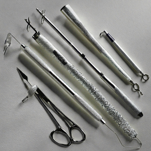 เครื่องมือสำรวจฟันแบบสองหัวทำจากสแตนเลส SERGLAB สำหรับการตรวจโรคปริทันต์ ใช้งานด้วยมือ เหมาะสำหรับโรงพยาบาล - Product Image 3