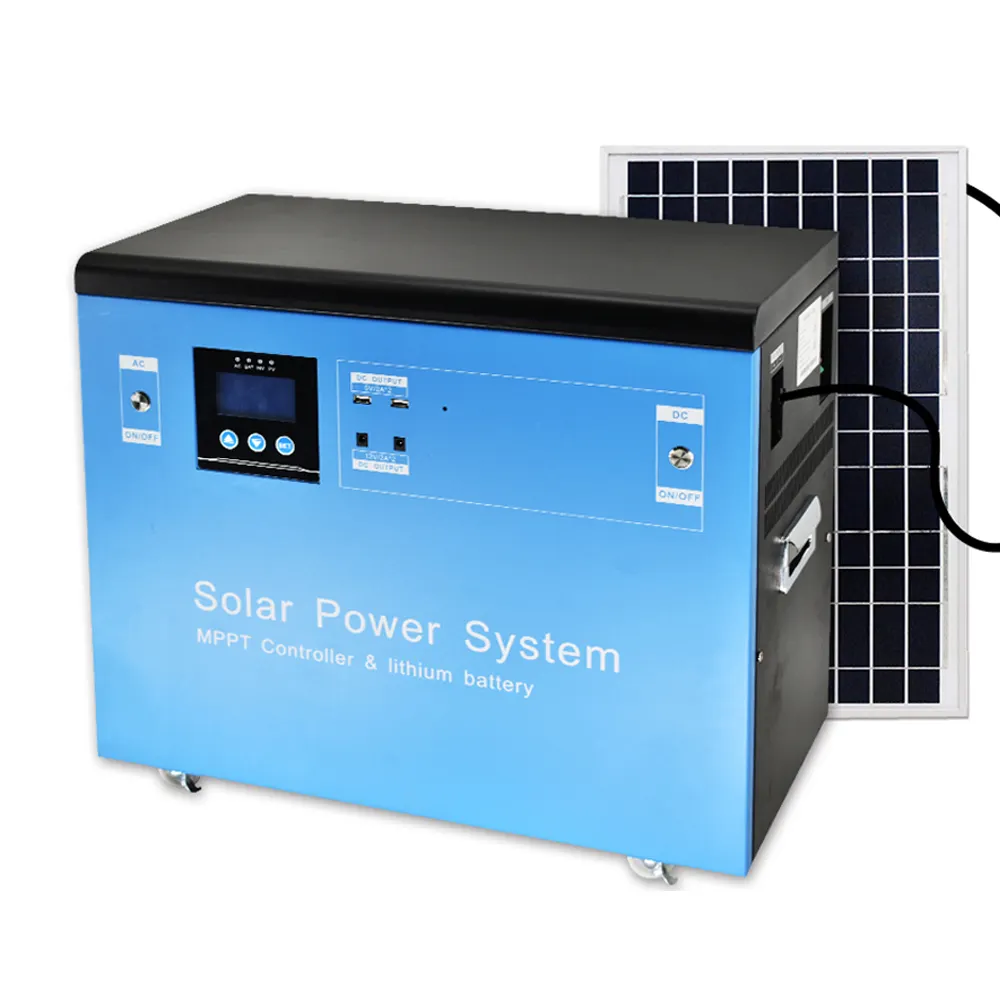 220V 3KW 3KWH البسيطة المحمولة الشمسية مولد نظام مولد الطاقة الشمسية ل Rv/فان/البحرية/الشمسية/عربة جولف/cpap/التخييم