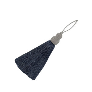Custom Color Design Bulk OEM/ODM Wholesale High Quality Lightweight <b>Key</b> <b>Tassel</b> Bullion Wire <b>Tassels</b> Custom Logo <b>for</b> Garment Use - Product Image 4