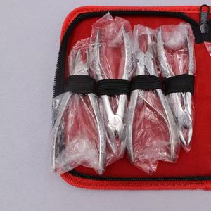 7 buah Tang pencabutan <span class=keywords><strong>Dental</strong></span> anak-anak, instrumen ekstraksi minimal baja tahan karat - Product Image 4