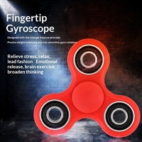 Fidget Spinner anti-stress camouflage en plastique électroplaqué, trois doigts, coloré, pour jeunes (7-14 ans), vente en gros