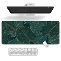 Tapis de souris de jeu écologique de haute qualité, imperméable, grand format, antidérapant, design carré, pour ordinateur de bureau et apprentissage, en stock