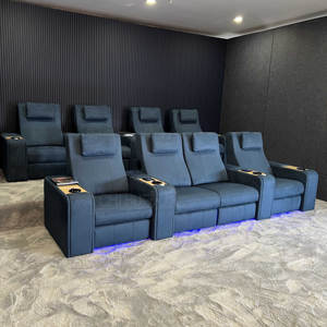 Modern Multi-Function Power Design Reclinável Couro Seccional Sofá Top Grain Couro Elétrica Sala Teatro Móveis - Product Image 4