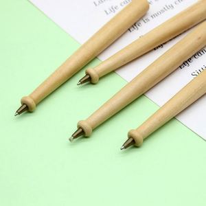 1.0MM Ballpoint <b>Pen</b> ECO Creativity Wooden <b>Pen</b> Body Baseball-shaped <b>Pen</b> Enterprise Customized LOGO Festival Gifts - Product Image 6