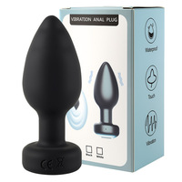 Sichere Verpackung Tragbarer Wasserdichter Aufladbarer Ferngesteuerter Analplug Sexspielzeug Massage Sexy Erwachsenen-Sex-Massagegerät Vibrator für Frauen