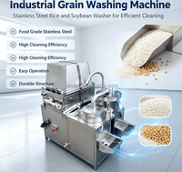 Laveuse de riz automatique en acier inoxydable pour le nettoyage des haricots mungo