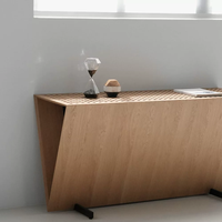 Console de style nordique minimaliste en bois massif pour la maison, le salon, le couloir, l'entrée