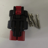 Kit de Conectores Automotrices de Plástico Deutsch DJ7037C-1.5-21 con Terminales de Soldadura