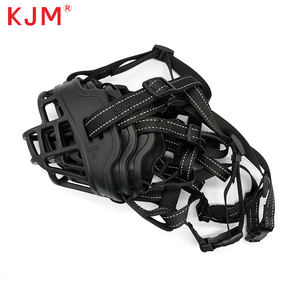 Muselière pour chien réglable en nylon réfléchissant, motif simple et solide, produit pour animaux de compagnie en plastique, personnalisable, muselière pour chien réglable fournie - Product Image 3