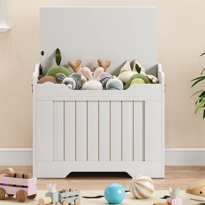 Banc <span class=keywords><strong>de</strong></span> rangement d'entrée personnalisé, coffre <span class=keywords><strong>de</strong></span> rangement, coffre à jouets, organisateur <span class=keywords><strong>de</strong></span> jouets en bois avec charnière <span class=keywords><strong>de</strong></span> sécurité pour salon, salle <span class=keywords><strong>de</strong></span> jeux - Product Image 2