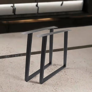 أرجل أثاث فولاذية مخصصة بالجملة على شكل حرف <span class=keywords><strong>U</strong></span>/H، قواعد طاولات سوداء عصرية صديقة للبيئة ومتينة للمنزل/المكتب/غرفة المعيشة - Product Image 6