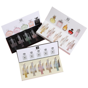 Parfüm-<span class=keywords><strong>Tester</strong></span> Geschenkset Papierkarten-Musterkit Box Individuelles Design Klappdeckelbox für Duftproben-Flaschensets - Product Image 5