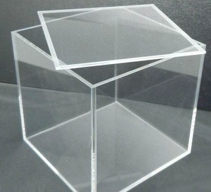 Scatola acrilica in vetro trasparente scatola personalizzata lastra acrilica 4 x8ft <span class=keywords><strong>plexiglass</strong></span> - Product Image 5