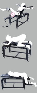 Grande chaise de sexe BDSM avec machine à sucer jambe ouverte écarteur cadre de retenue jouets pour Couples femmes <span class=keywords><strong>Gay</strong></span> adultes jeux - Product Image 2
