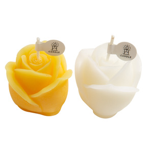 3D Rose Flower Scented Soy Wax Candle Mini Rose Figurine Candle Romantic Wedding Home <b>Table</b> Decor Party Favor Gift - Product Image 5