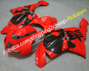 ZX 6R ZX636 07 08 <span class=keywords><strong>636</strong></span> de carenados Kit para <span class=keywords><strong>Kawasaki</strong></span> ZX-6R 2007 <span class=keywords><strong>2008</strong></span> ZX6R <span class=keywords><strong>636</strong></span> rojo carenado Fit - Product Image 1