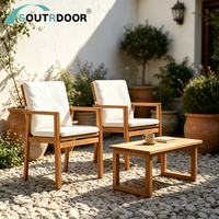 Chaise pliante empilable portable en bois massif teck et chêne pour jardin, extérieur, cour, villa, parc, entrepôt, résistante à l'eau et écologique