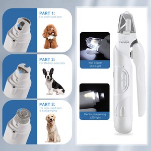 Herramienta profesional <span class=keywords><strong>para</strong></span> el cuidado de mascotas, recortadora, súper silenciosa, indolora, 2 en 1, amoladora y cortadora de patas <span class=keywords><strong>para</strong></span> perros, gatos, <span class=keywords><strong>para</strong></span> pequeños, medianos y grandes - Product Image 3