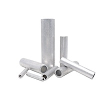 Tube de raccordement droit en aluminium pur GL pour appareils électroménagers et machines, connexion intermédiaire de câble à trou traversant
