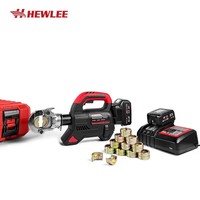 Pince à sertir hydraulique électrique HL-300K, outil de sertissage alimenté par batterie Li-ion 18V DC5.0Ah, force de 60KN pour la construction