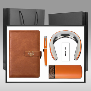 Custom Luxury A5 Notebook Set Hardcover PU Business Journal with Pen Thermos Cup &amp; Gift Box Graduation <strong>Promotion</strong> Multiple Colors - Product Image 2