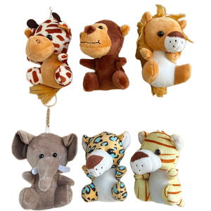 Mini machines à griffes en gros, jouets en <span class=keywords><strong>peluche</strong></span>, animaux en <span class=keywords><strong>peluche</strong></span> - singe, éléphant, lion, léopard, <span class=keywords><strong>tigre</strong></span>, cerf, mini poupées en <span class=keywords><strong>peluche</strong></span> en coton PP - Product Image 2