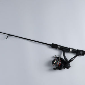 คันเบ็ดตกปลาคาร์บอนผสมน้ำแข็งพร้อมรีลสำหรับตกปลาน้ำจืดและน้ำแข็ง - Product Image 1