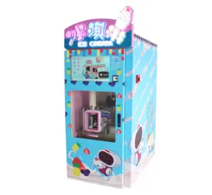 Sıcak satış ticari tam otomatik dondurma makinesi fiyat toplu otomatik taze reçel dondurma yapma ve satış makinesi