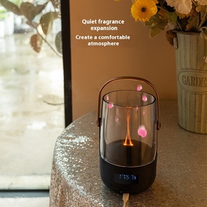 USB Ultrasonic 3D Realistic Flame Effect Essential Oil <strong>Diffuser</strong> Humidifier Car Application with <strong>Illuminated</strong> Scented Features - Product Image 4
