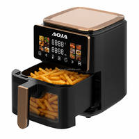 Friteuse à air numérique 1200W 4L avec boîtier en plastique, panier unique, fonctions rôtir, cuire, griller, déshydrater, vente en gros
